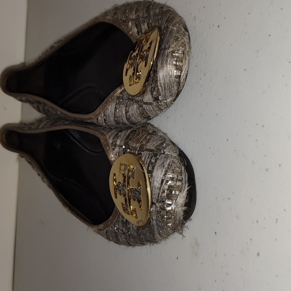 Tory Burch Woven Rattan Reva Flats size 8 - Picture 4 of 13